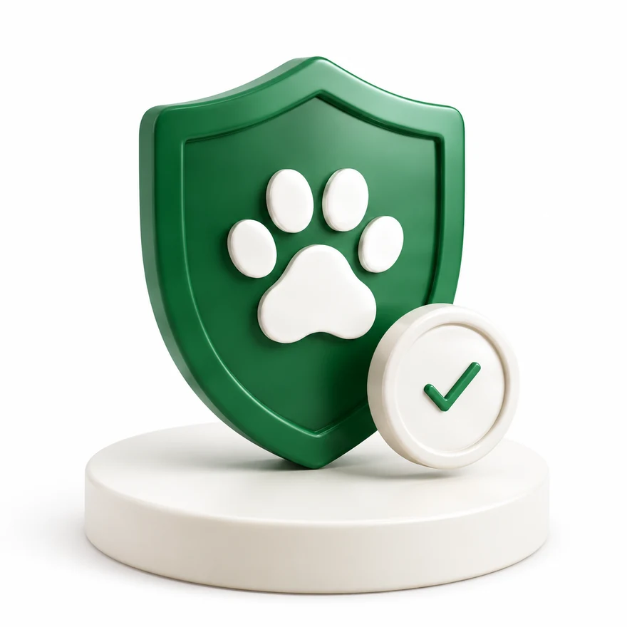 PawHostly Verified — shield with paw and confirmation check